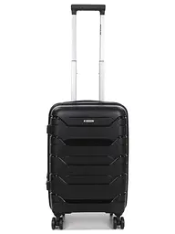 Валіза маленька S поліпропілен Worldline Airtex 282 46л 54×36×23см Чорний