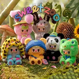 М'яка іграшка Pop Top Rebel Bear Sweet Zoo Зоомалюки колекційна з кільцем (CSRB010) - мініатюра 9