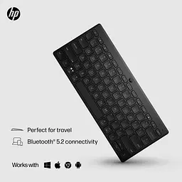Клавіатура HP 350 Compact Multi-Device Bluetooth UA Black (692S8AA) - мініатюра 2