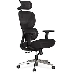 Крісло Mealux D1 Air Fabric Black ( HF-D1 F/B)