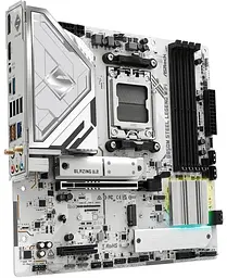 Материнська плата AsRock B850M STEEL LEGEND WIFI (B850M STEEL LEGEND WIFI) (Socket AM5, AMD B850, Micro-ATX) - мініатюра 2