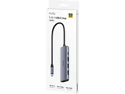 Док-станція CUDY 5-in-1 Grey (UH405) - мініатюра 8