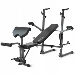 Лава тренувальна для жиму 4FIZJO Ultra з партою Скотта Black (P-5905973404228)