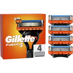 Уцінка. Змінні картриджі для гоління Gillette Fusion5, 4 шт 