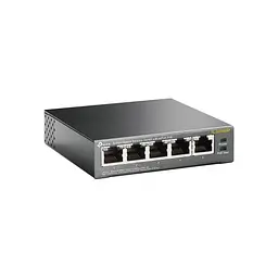 Комутатор TP-Link TL-SG1005P 5 LAN 10/100/1000 Mb некерований металевий корпус - мініатюра 2