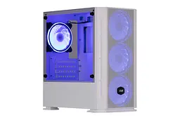 2E Gaming Корпус Calleo GB700W без БЖ 2xUSB3.0, 1xUSB2.0, 4x120мм ARGB, VGA 320мм, LCS ready, контролер з пультом, TG Side Window, mATX, білий - мініатюра 4