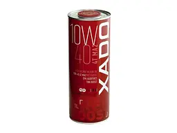 Масло для мототехніки XADO 10W-40 1л Atomic Oil 4T MA2 червоний Boost (бляшанка)