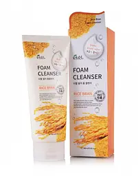 Пінка очисна для обличчя Ekel Rice Bran Foam Cleanser з екстрактом рису