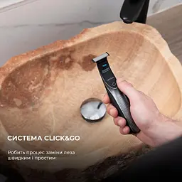 Тример для бороди CECOTEC PrecisionCare 7500 Power Blade Black/Silver - мініатюра 8