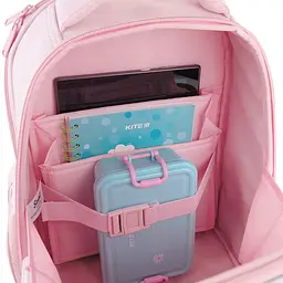 Рюкзак для початкової школи Kite Education каркасний 555 HK-2 Рожевий (HK26-555S-2) - мініатюра 12