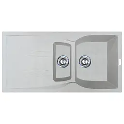 Кухонна мийка Adamant NEW LINE PLUS old stone 975x495x235 мм, з крилом 97,5 см