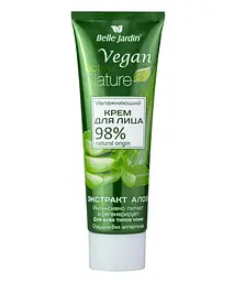 Крем для обличчя Belle Jardin Vegan Active Nature зволожувальний з екстракцією Алое 85 мл