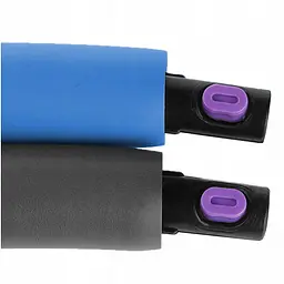 Обруч масажний SportVida Hula Hoop 90 см SV-HK0216 Grey/Blue - мініатюра 4
