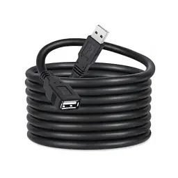 Дата кабель USB 2.0 AM/AF 1.8m black ColorWay (CW-CBUF076-BK) - мініатюра 2
