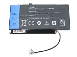 Акумулятор VH748 для Dell Vostro 5560R-1326, 5560D-1328, 5560D-1526, 5560D-1528 (11.1V 4600 mAh 51Wh). - мініатюра 2