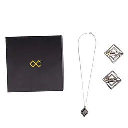 Затискачі для сосків з легкою підвіскою LOCKINK Adjustable Nipple Clamps with Light Pendant, сріблясті - мініатюра 9