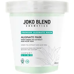 Альгінатна маска Joko Blend заспокійлива з екстрактом зеленого чаю та алое віра 200 г