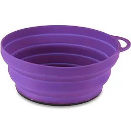 Тарілка Lifeventure Silicone Ellipse Bowl Фіолетовий - мініатюра 3
