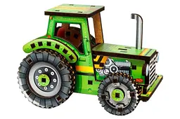 Конструктор дерев'яний Puz-00960 "Turbo Tractor" в кульку PuzzleOK - мініатюра 6