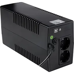 Пристрій безперебійного живлення Prologix 800 480W USB (PLPU800VA2LED) - мініатюра 3