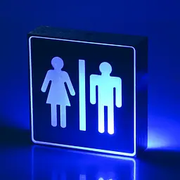 Світильник покажчик адміністративний Brille WC LED-803/1W аварійний офісний (32-133) - мініатюра 3