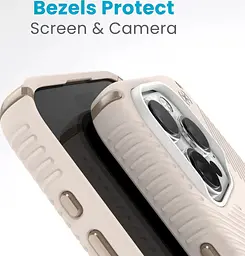Оригінальний протиударний чохол Speck Presidio2 Grip для iPhone 15 Pro (6.1") Bleached Bone 150477-3214 - мініатюра 9