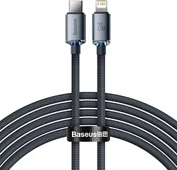 Кабель Baseus Crystal Shine Series Fast Charging Data Cable Type-C to iP 20W 2m CAJY000301 Black