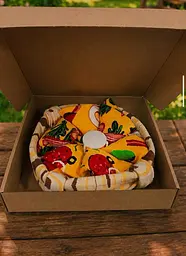 Набір шкарпеток (4 пари) з принтом "PIZZA"