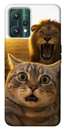 Чохол Demsky Shocked cat and lion для Realme 9 Pro