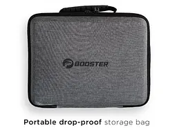 Перкусійний масажний пістолет Booster Mini X 2500mAh (6 насадок) з кейсом - мініатюра 5