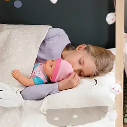 Лялька Baby Born Мила Емма з комбінезончиком з аксесуарами 43 см (840504) - мініатюра 6