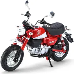 Колекційна масштабна модель мотоцикла TK Group Honda Monkey 125 зі світлом, звуком та амортизацією 1:12 - мініатюра 3