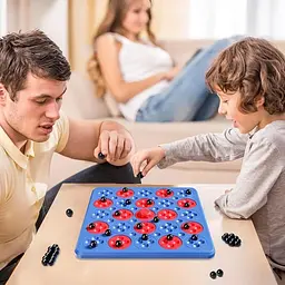 Настільна інтерактивна гра Ummi ME-194 Magnetic Chess Game 5 in a Row Blue - мініатюра 4