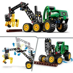 Конструктор LEGO Technic Колісний комбайн John Deere 1470H 117 деталей (42218) - мініатюра 4