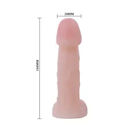 Фалоімітатор Slick Pleasure Love Clone 11 см тілесний - мініатюра 4