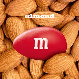 Драже M&M's Almond Milk Chocolate Candy 425.3г - мініатюра 3