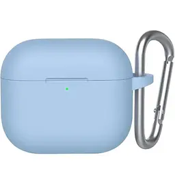 Силіконовий футляр BlueO Liquid silicone для навушників Airpods 4 Sky Blue