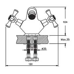 Змішувач для біде Haiba SMES 162 (HB0371) - мініатюра 2