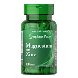 Магній з цинком, Magnesium with Zinc - 100 tabs