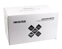 Джерело безперебійного живлення з правильною синусоїдою Maxxter MXHIPSW 1000VA 600Вт, LCD, 12V під зовнішній АКБ, заряд 10А - мініатюра 5