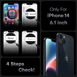 Магнітний чохол TOCOL для iPhone 14 та 2 захисні скла з підтримкою MagSafe протиударний з захистом камери чорний матовий (SKU-056) - мініатюра 3