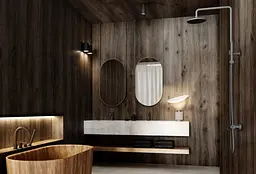 Душова система Kohlman Axel graphite з термостатом QW273AG, Графіт - мініатюра 3