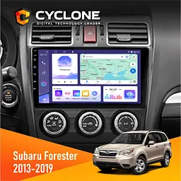 Штатна магнітола Subaru Forester 2013-2019 CAN Cyclone C9-011 4x64, DSP Cyclone (НФ-00007131)
