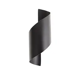 Підсвітка Brille фасадна з вигином LED 6W WW IP54 BK (AL-617)