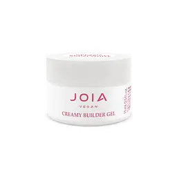 Моделюючий гель для нігтів Creamy Builder Gel 002 Angel White JOIA vegan 15 мл - мініатюра 2