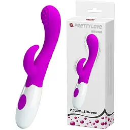 Вібратор кролик Pretty Love Bruno 20 см фіолетовий