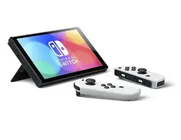 Портативна ігрова консоль Nintendo Switch OLED with White Joy-Con [61042] - мініатюра 3