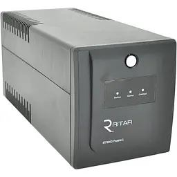 ДБЖ Ritar RTP1000 (600W) Proxima-L, LED, AVR, 3st, 4xSCHUKO socket, 2x12V7Ah, plastik Case ( 460 x 225 x 245 ) Q2