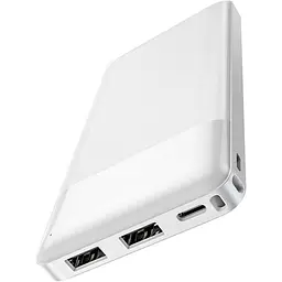 Зовнішній акумулятор Hoco J72 Easy Travel 10000mAh 10W White (738387) [101321]