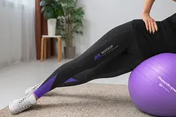 М'яч для фітнесу (фітбол) Power System PS-4013 Ø75 cm PRO Gymball Purple (PS-4013_75cm_Purple) - мініатюра 3